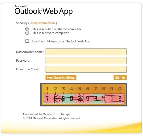 Outlook Web AccessとTURingのインテグレーション例